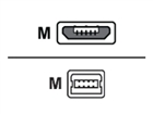 USB kabeļi –  – USBABMICRO18G