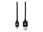USB kabli																								 –  – V7U2AC-2M-BLK-1E