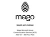 Διαχείριση επαφών &amp; χρόνου –  – MAGO-ACS-SUB360