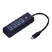 USB šakotuvai –  – PW4U-C3-015-BK-EP