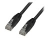 插線電纜 –  – XS-CAT6-UUTP-BLK-1M