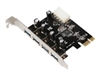 Adaptateurs réseau PCI-e –  – MC-USB3.0-T4B