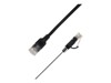 Patchkablar –  – UTP-FL6A-00200-BLK