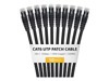 Patch Cables –  – CAT6UTP18INBK10PK