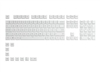 Tastatur- og Musetilbehør –  – GLO-KC-GPBT-W