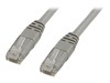 插線電纜 –  – XS-CAT6-UUTP-GRY-1M
