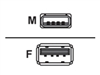 USB-Kablar –  – Y10C117-B1