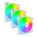 Computer Fans –  – RX120 PRO WHITE 3 IN 1