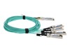 Fiberkabler –  – QSFP28-4SFP28-AOC3M-AO