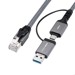 Cabos USB –  – MC-RJ45USBC-02