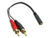 Audio Cables –  – 3-3F2RCAM