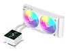 Computer Coolers –  – GLACIER 240 LCD WH