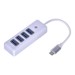 USB šakotuvai –  – PW4U-C3-015-WH-EP